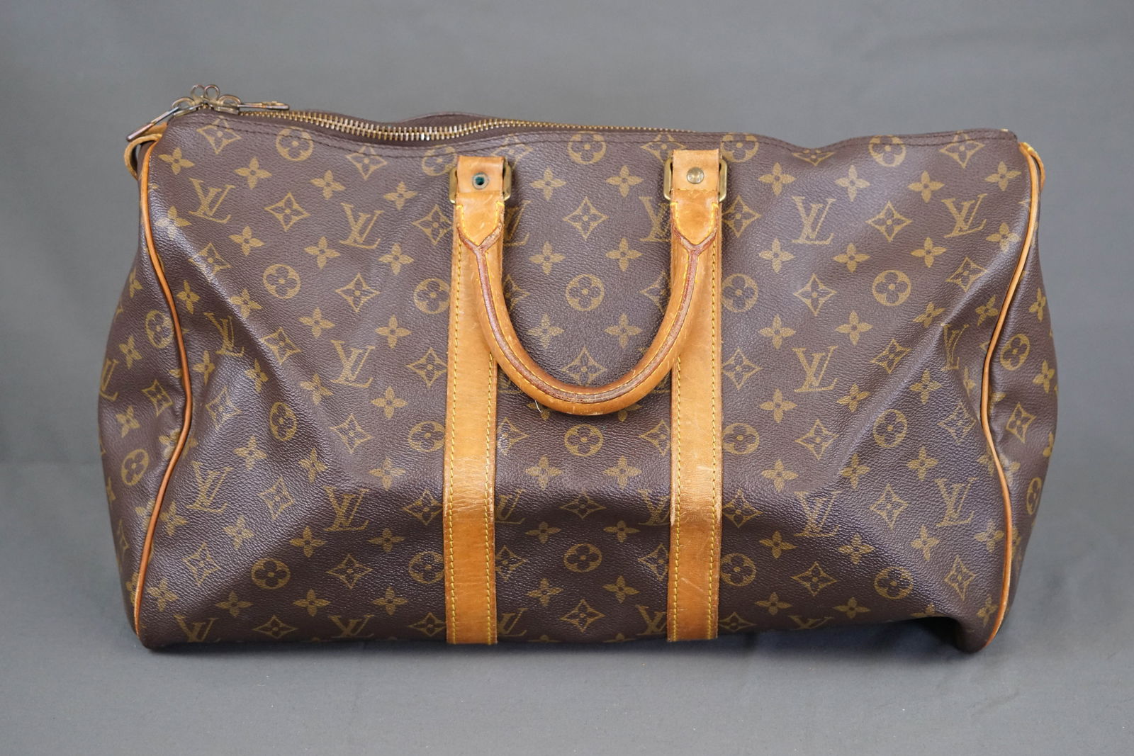 LOUIS VUITTON MONOGRAM 45 BOSTON BAG M41428 (1 of 9)