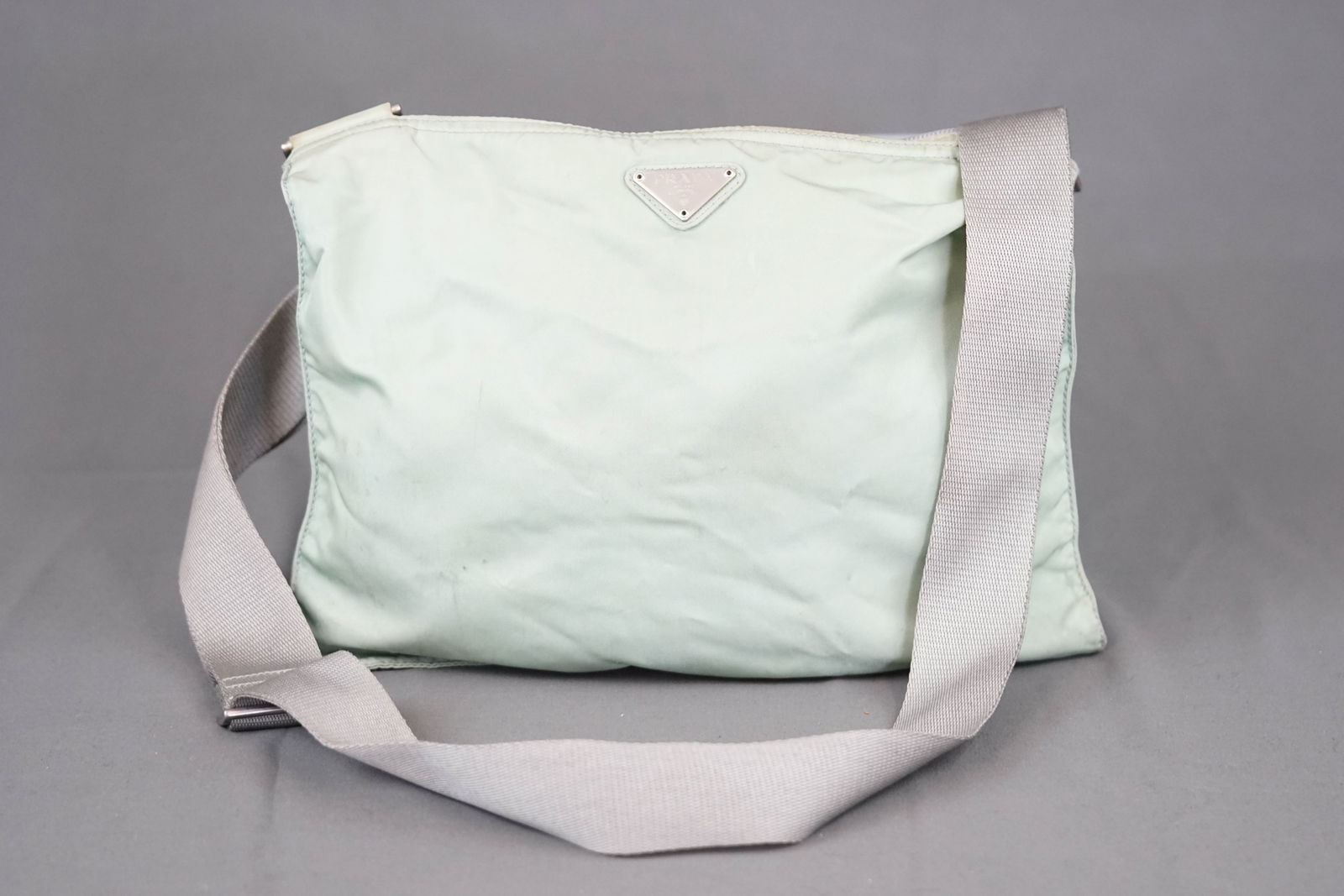 PRADA SHOULDER BAG: PRADA SHOULDER BAG, width 32cm, height 25cm, 7 depth cm. PLEASE NOTE: *This lot is elected for VAT (20%) on the hammer which will not apply for successful bidders outside of the UK (exported). For