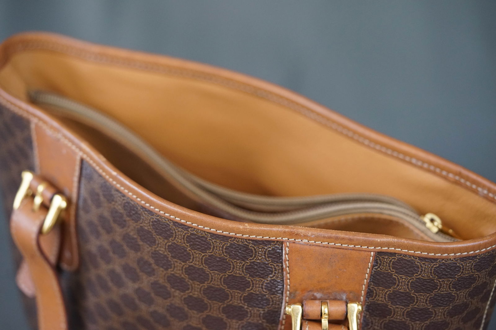 CELINE MACADAM HANDBAG - 4