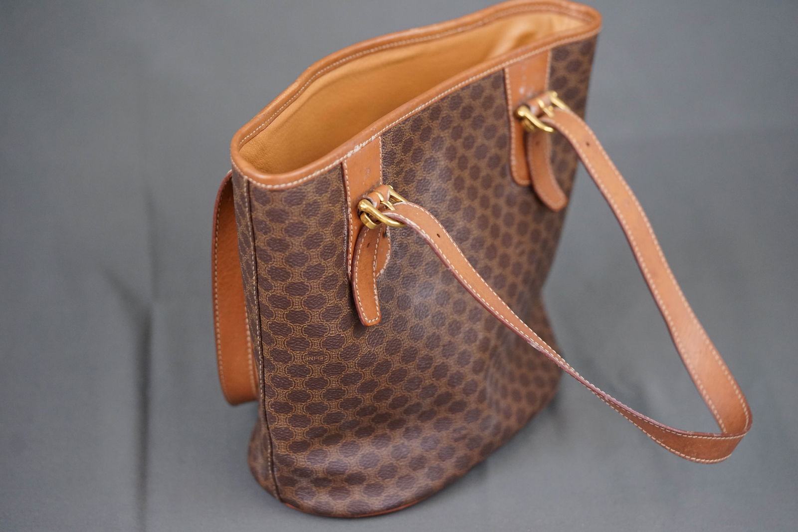 CELINE MACADAM HANDBAG - 7