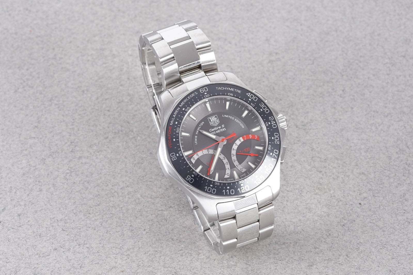 TAG HEUER AQUARACER CALIBRE 16 LEWIS HAMILTON LTD EDITION W/ BOX & GUARANTEE PAPERS REF. CAF7114 CIR - 2