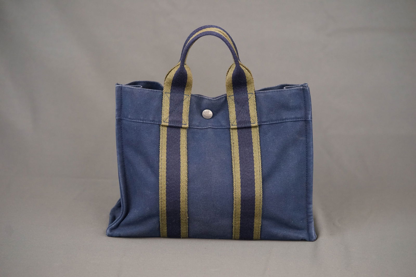 HERMES CANVAS TOTE BAG - 2