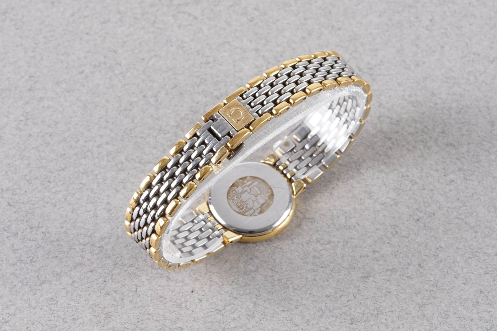 *TO BE SOLD WITHOUT RESERVE* OMEGA TWO TONE DRESS WATCH W/ BOX & GUARANTEE PAPERS CIRCA 1987 - 4