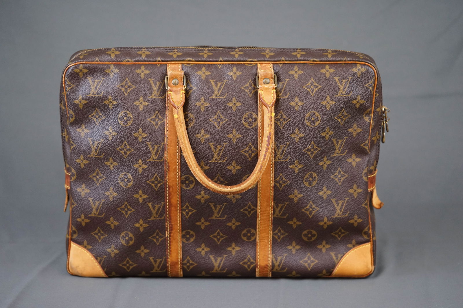LOUIS VUITTON MONOGRAM PORTE CLEMENT VOYAGE BRIEFCASE M53361 VI0960 (1 of 13)