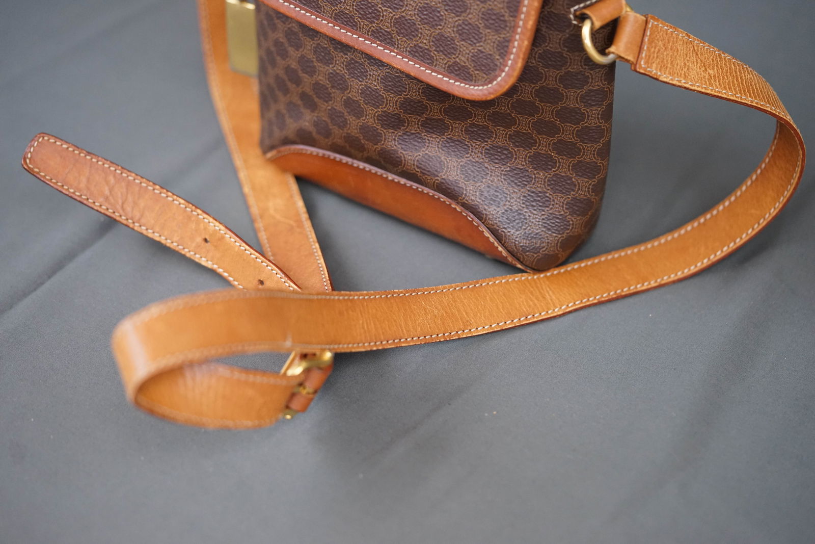 CELINE MACADAM SHOULDER BAG - 3