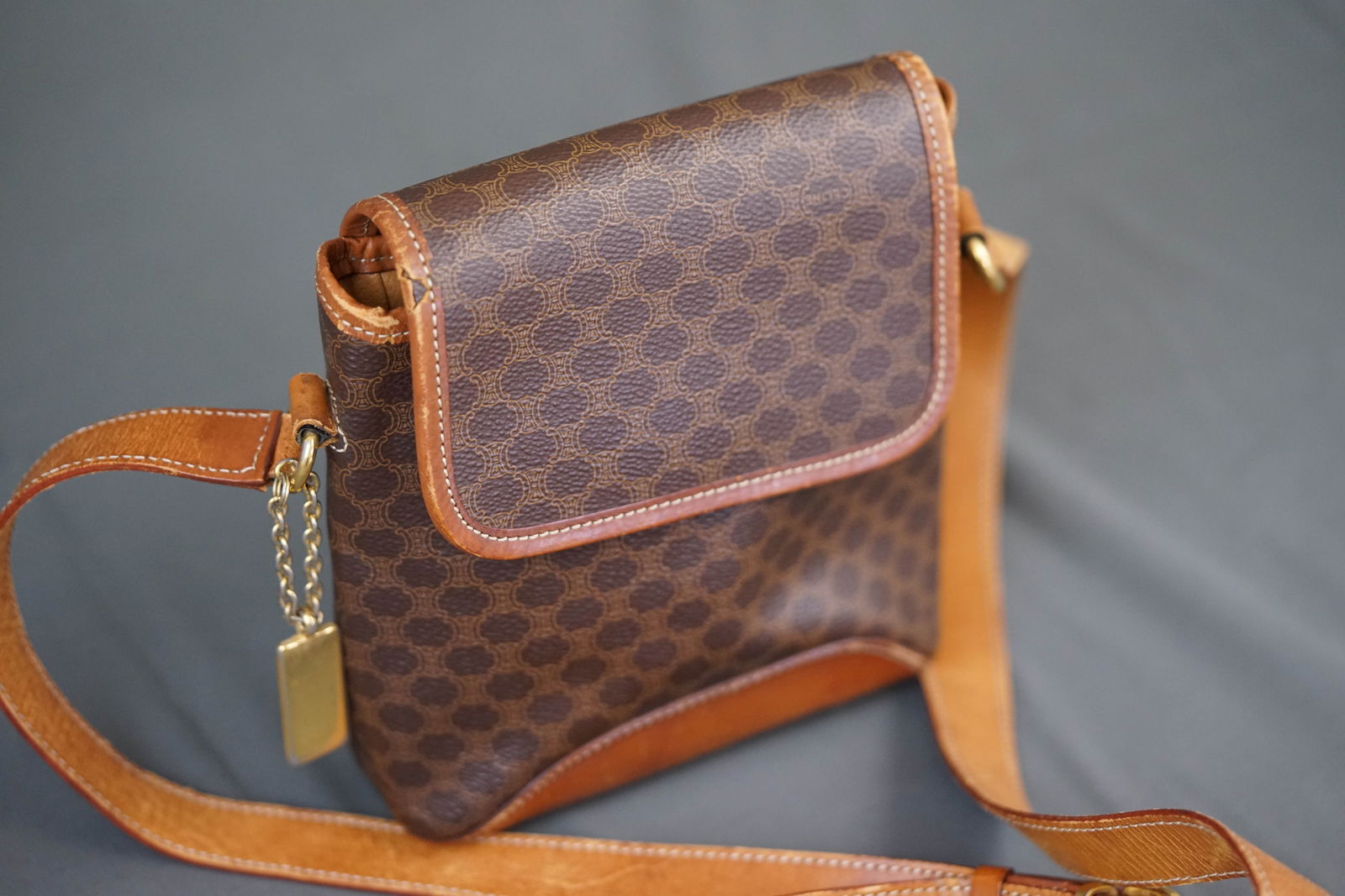 CELINE MACADAM SHOULDER BAG - 4