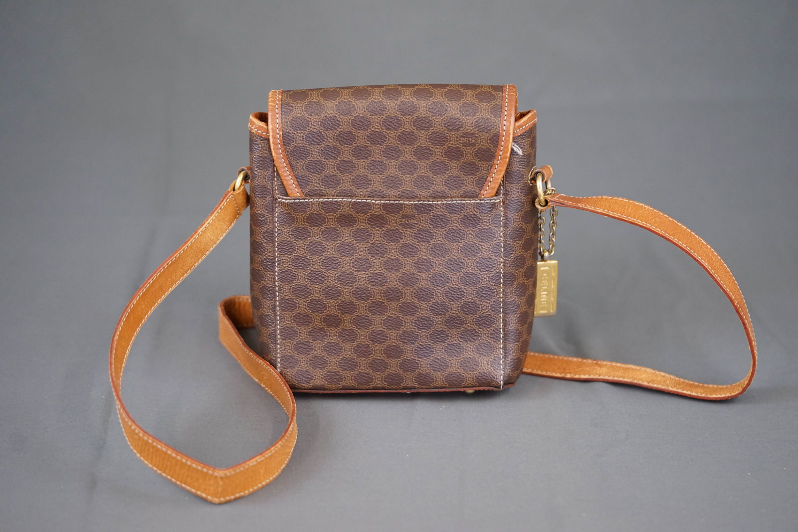 CELINE MACADAM SHOULDER BAG - 5