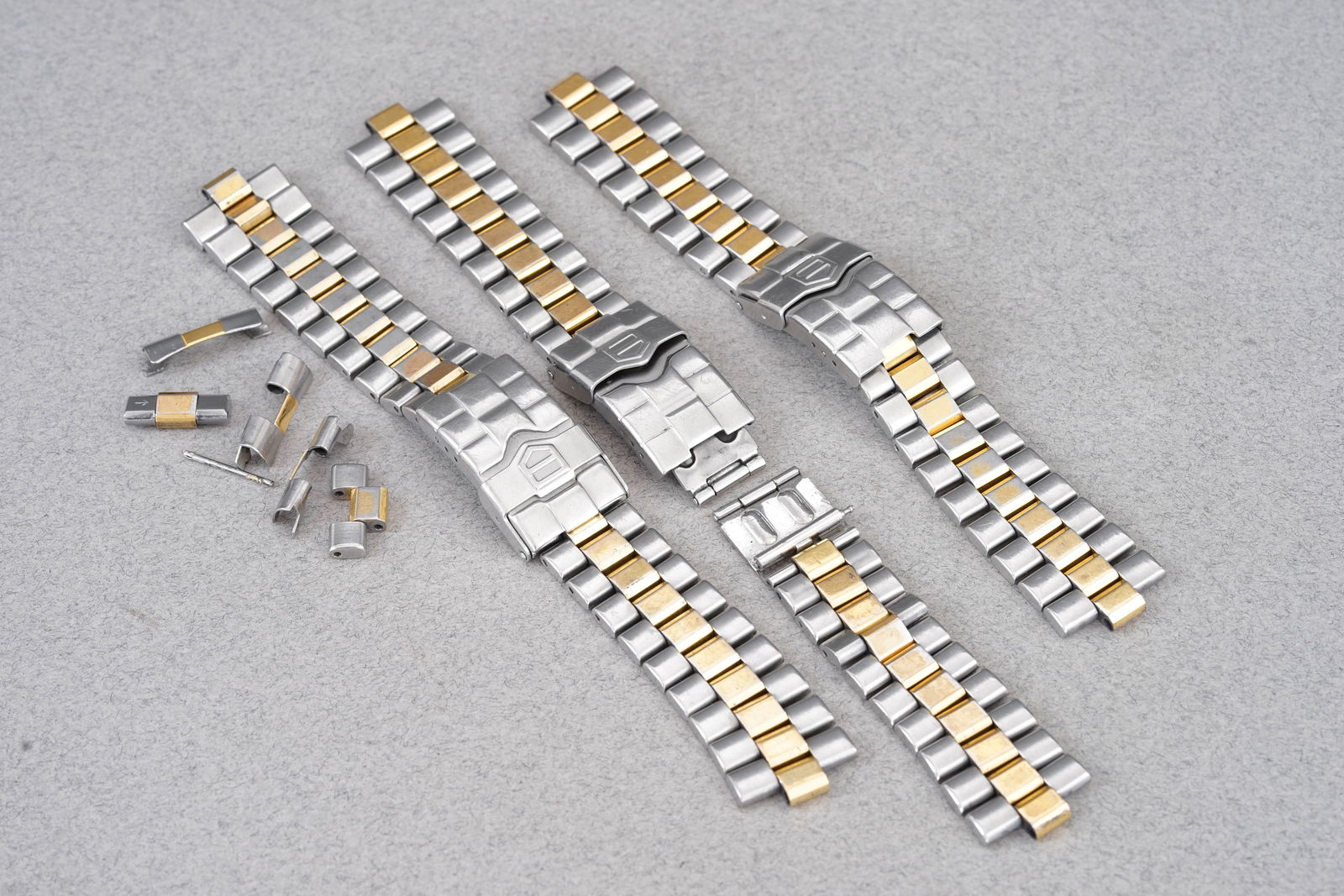 TAG HEUER BRACELET X3: TAG HEUER BRACELET X3, sold as spares