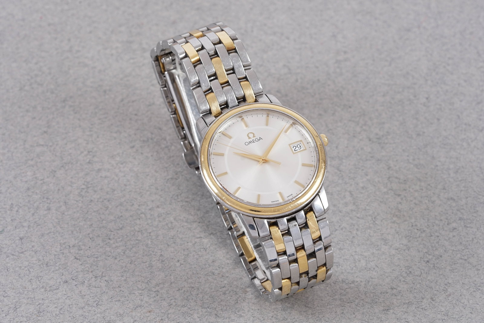 OMEGA DE VILLE PRESTIGE 18CT GOLD & STAINLESS STEEL W/ TRAVEL CASE REF. 196.1150 - 3