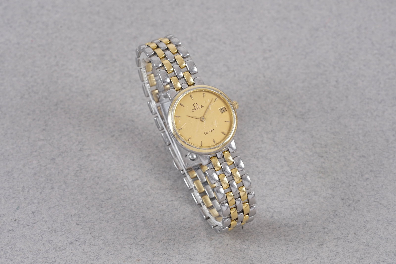 OMEGA DE VILLE DATE TWO TONE WRISTWATCH REF. 7962379 - 2