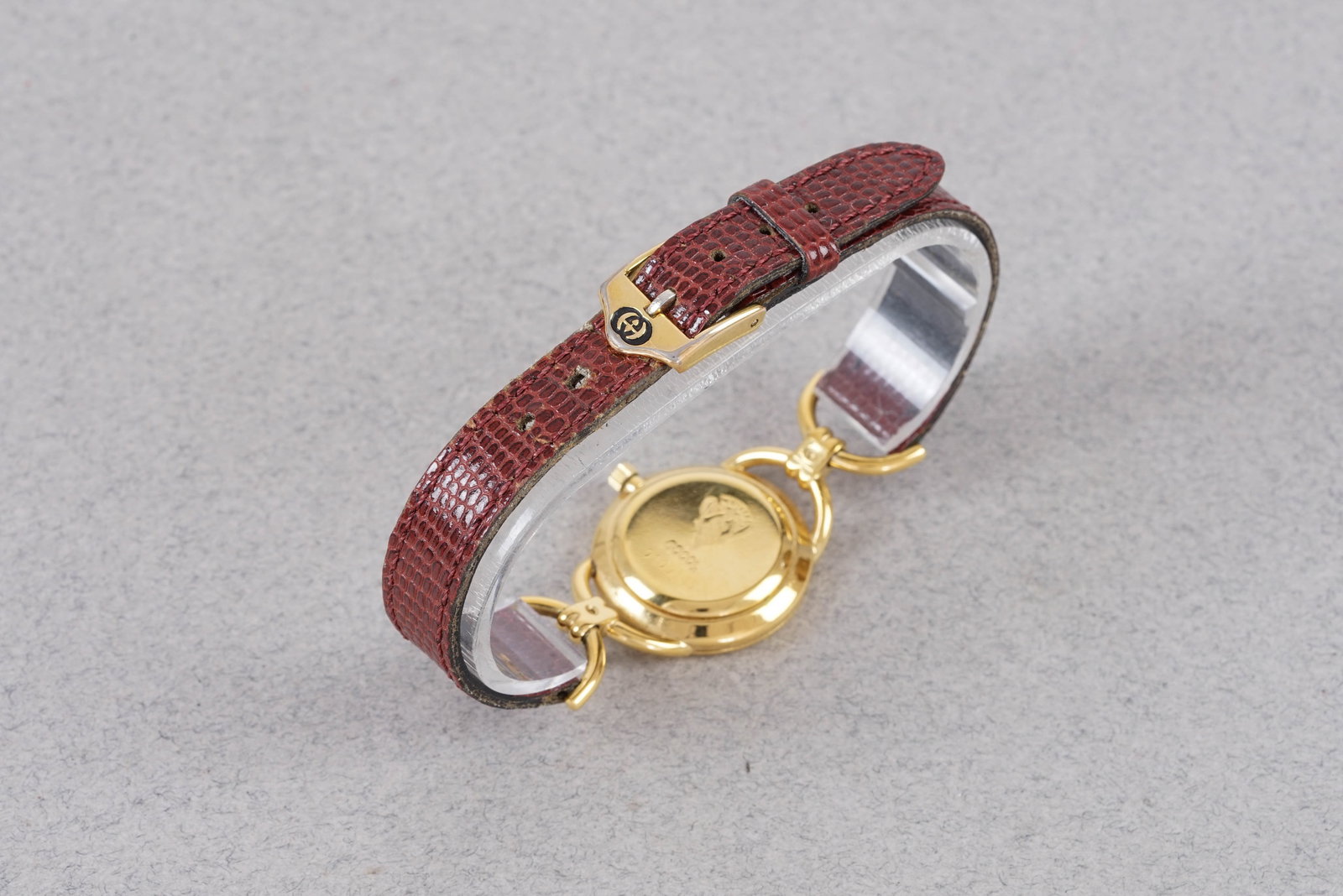 GUCCI GOLD PLATED W/ BOX & GUARANTEE CARD REF. 600L - 4