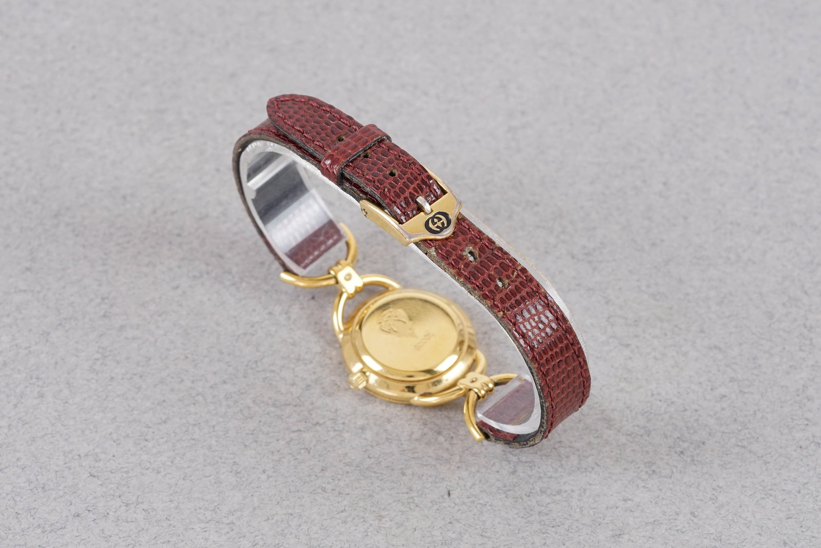 GUCCI GOLD PLATED W/ BOX & GUARANTEE CARD REF. 600L - 5