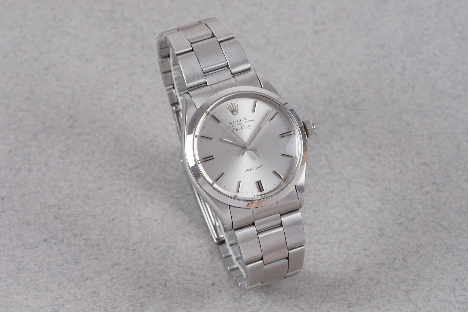 ROLEX OYSTER PERPETUAL AIR-KING W/ SERVICE PAPERS REF. 5500 CIRCA 1971 - 3