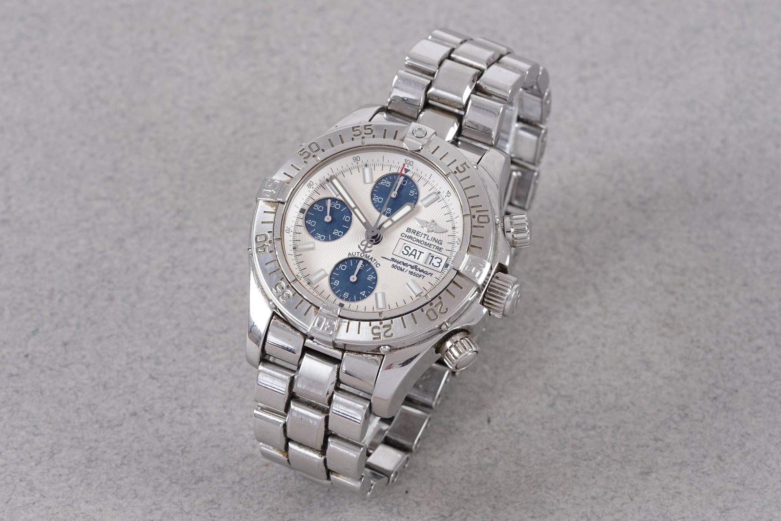 BREITLING SUPEROCEAN CHRONOGRAPH W/ BOX & GUARANTEE REF. A13340 CIRCA 2009 - 2