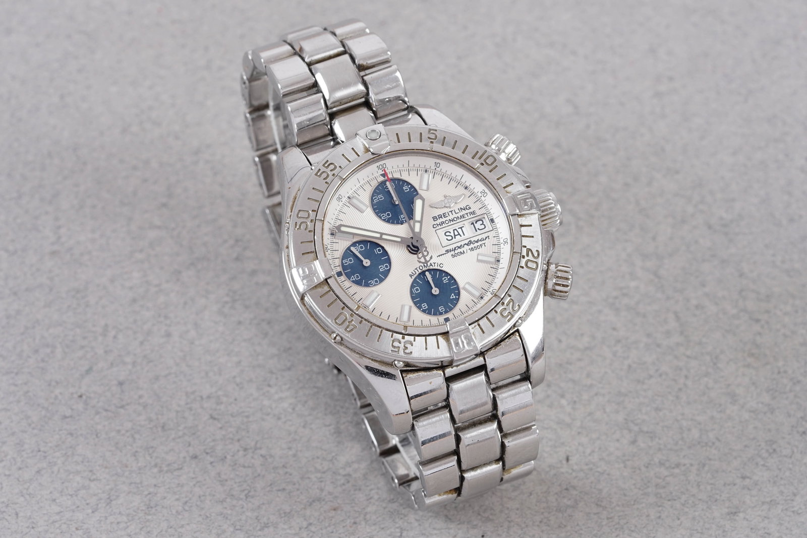 BREITLING SUPEROCEAN CHRONOGRAPH W/ BOX & GUARANTEE REF. A13340 CIRCA 2009 - 3