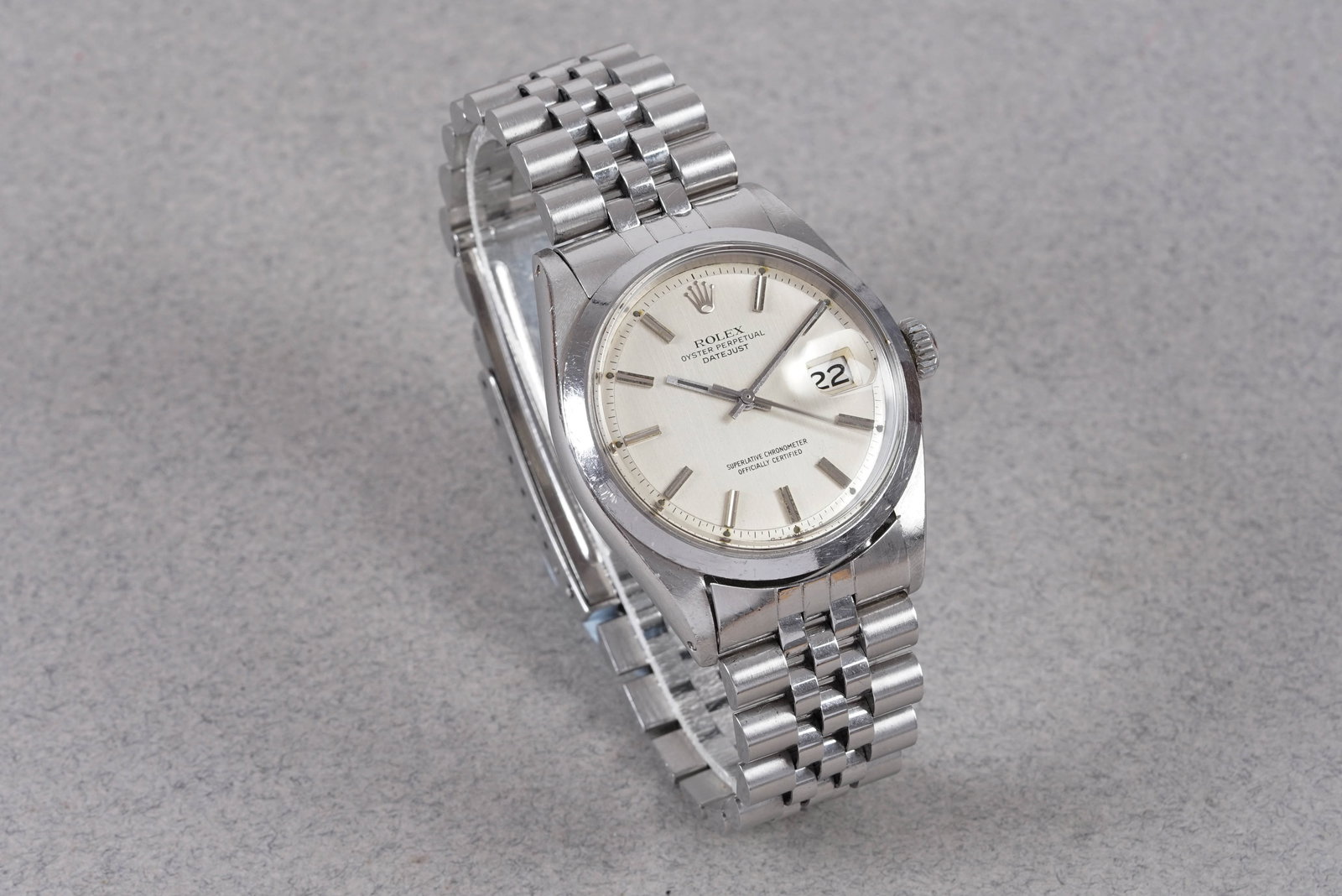 ROLEX OYSTER PERPETUAL DATEJUST 'SIGMA' DIAL REF. 1600 CIRCA 1971 - 2