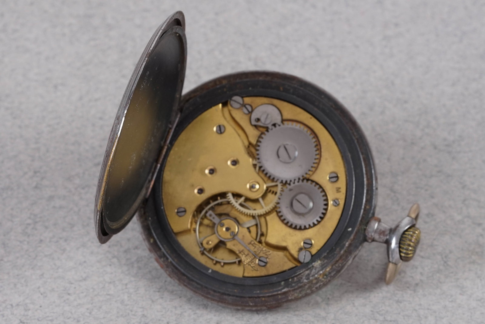 VINTAGE SWISS POCKET WATCH - 3