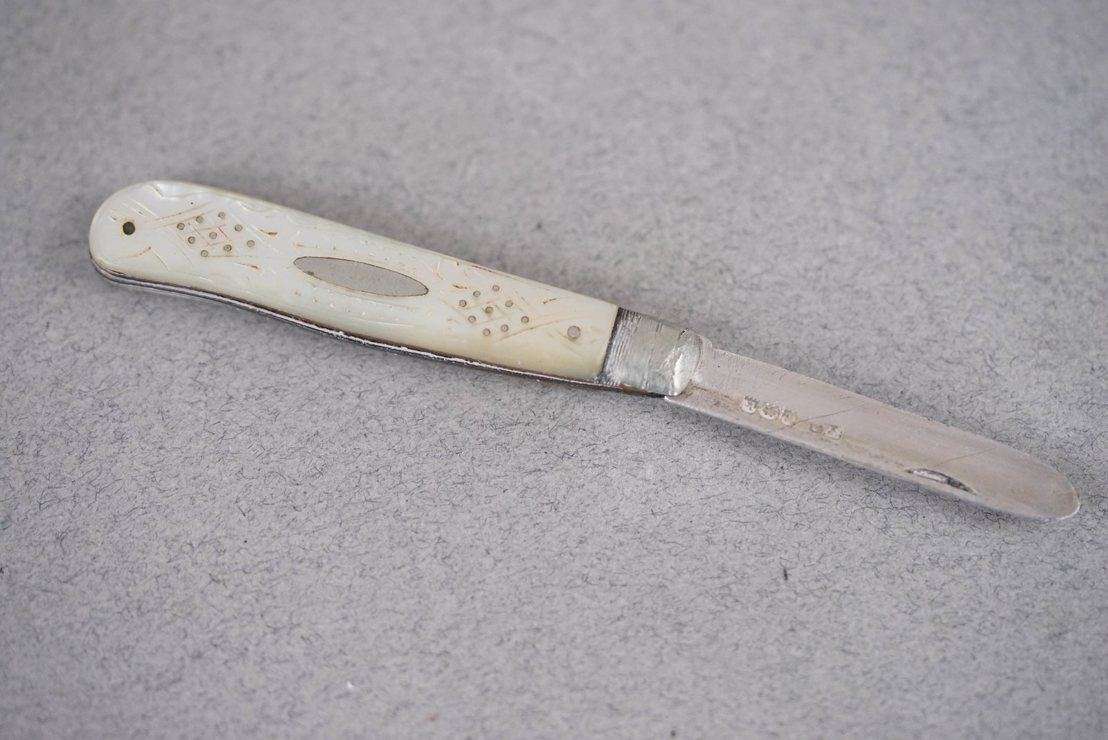 VILLIERS & JACKSON 925 STERLING SILVER PEN KNIFE BIRMINGHAM 1909 - 3