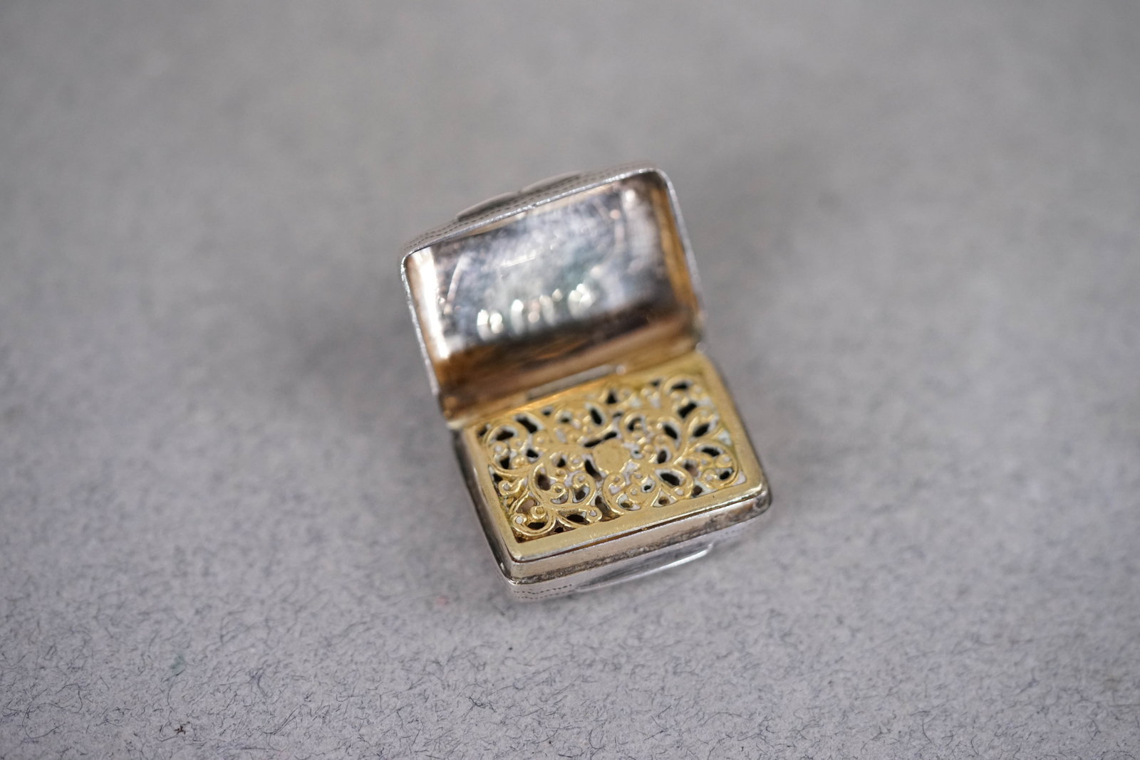 THOMAS SHAW VINAIGRETTE BIRMINGHAM 1834 WILLIAM IV - 3