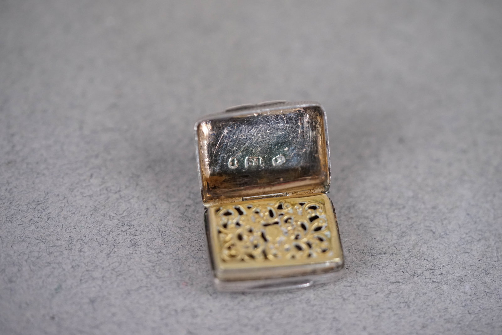 THOMAS SHAW VINAIGRETTE BIRMINGHAM 1834 WILLIAM IV - 4