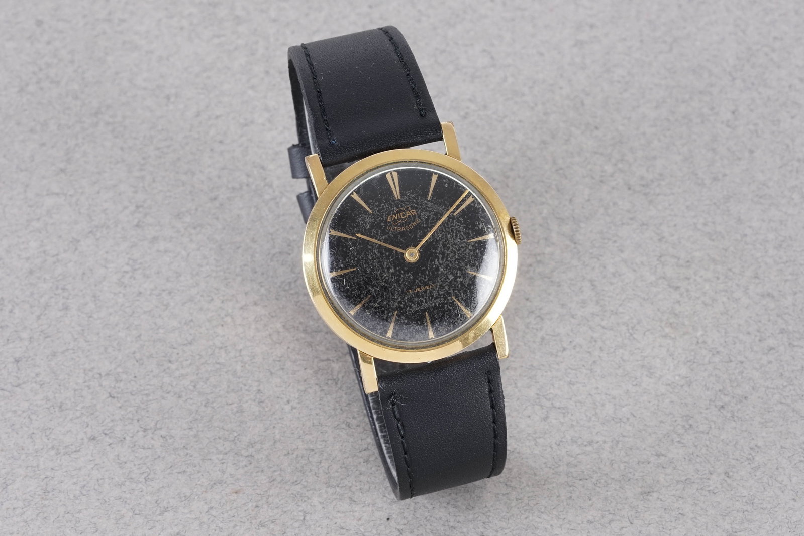 *TO BE SOLD WITHOUT RESERVE* ENICAR ULTRASONIC GOLD PLATED WRISTWATCH - 2
