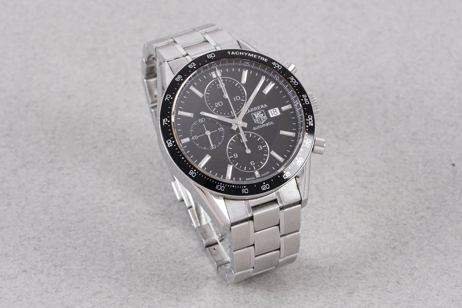 TAG HEUER CARRERA AUTOMATIC CHRONOGRAPH W/ BOX REF. CV201E-0 - 2