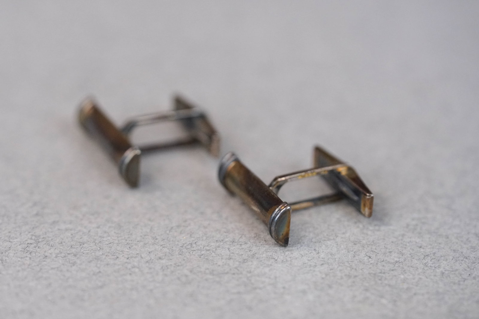 TIFFANY & CO 18CT GOLD & 925 STERLING SILVER CUFFLINKS - 2