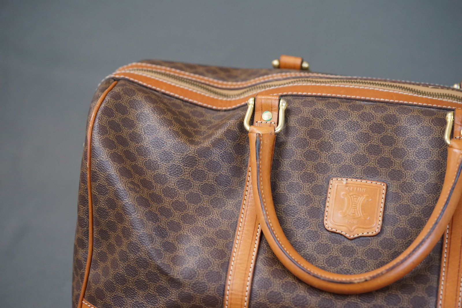 CELINE MACADAM BOSTON BAG - 2
