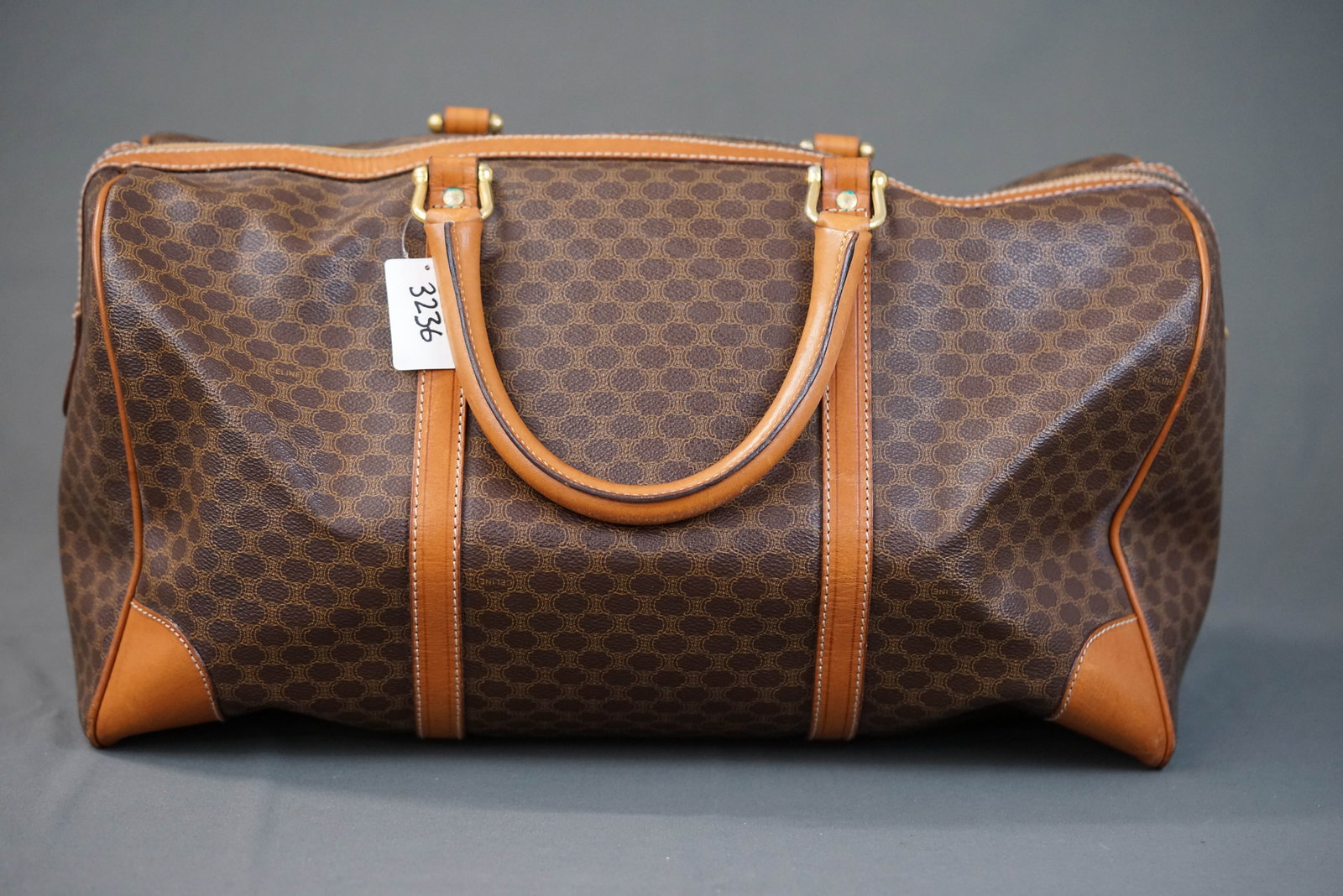 CELINE MACADAM BOSTON BAG - 8