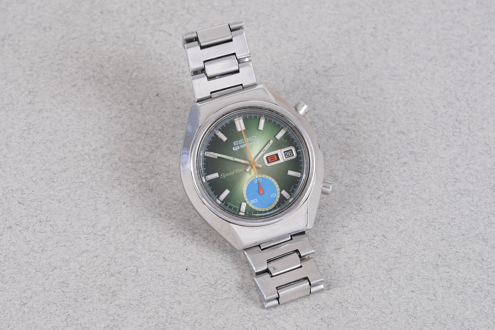 SEIKO SPEEDTIMER DAY DATE CHRONOGRAPH REF. 6139-8040 CIRCA 1974 - 2