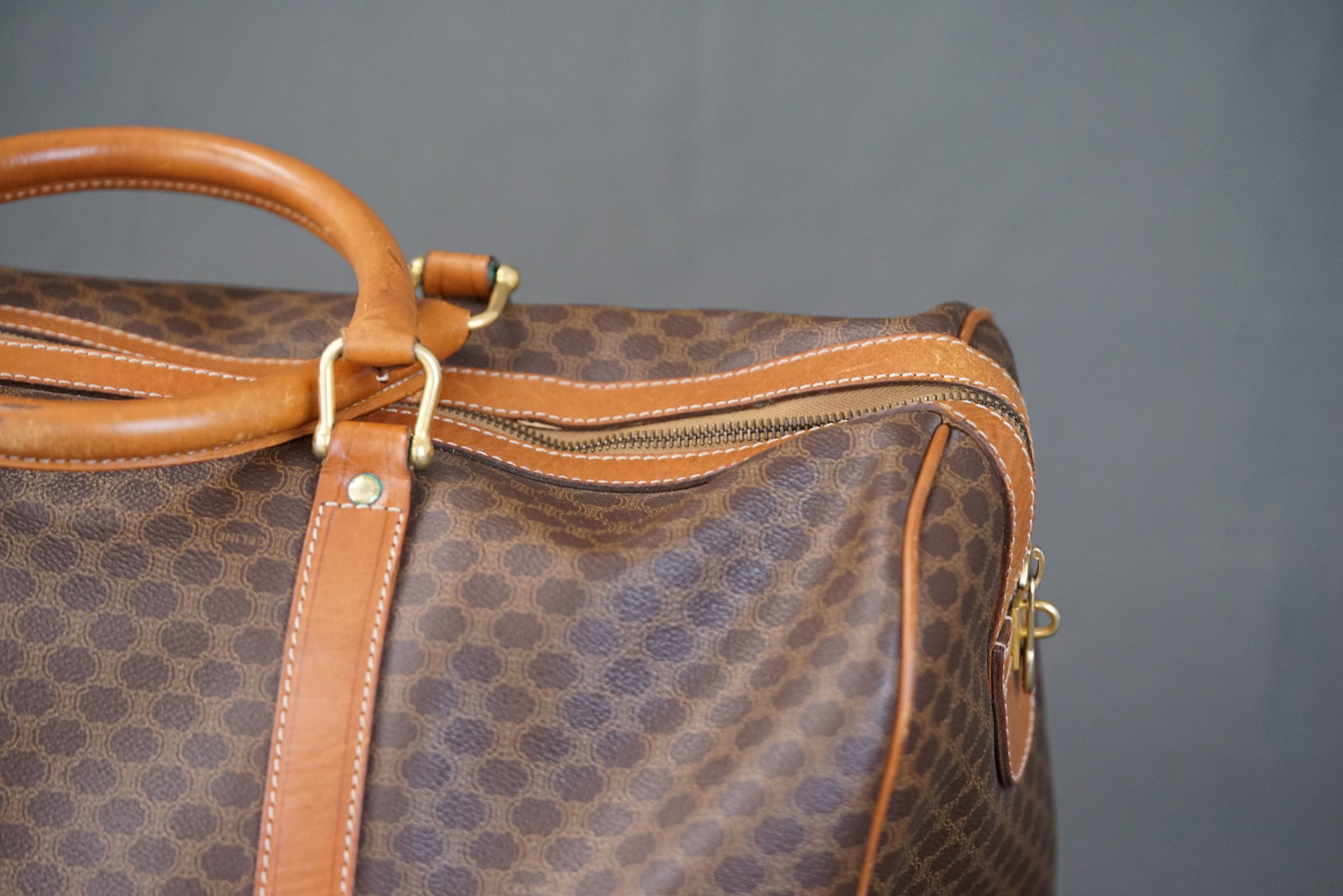 CELINE MACADAM BOSTON BAG - 13