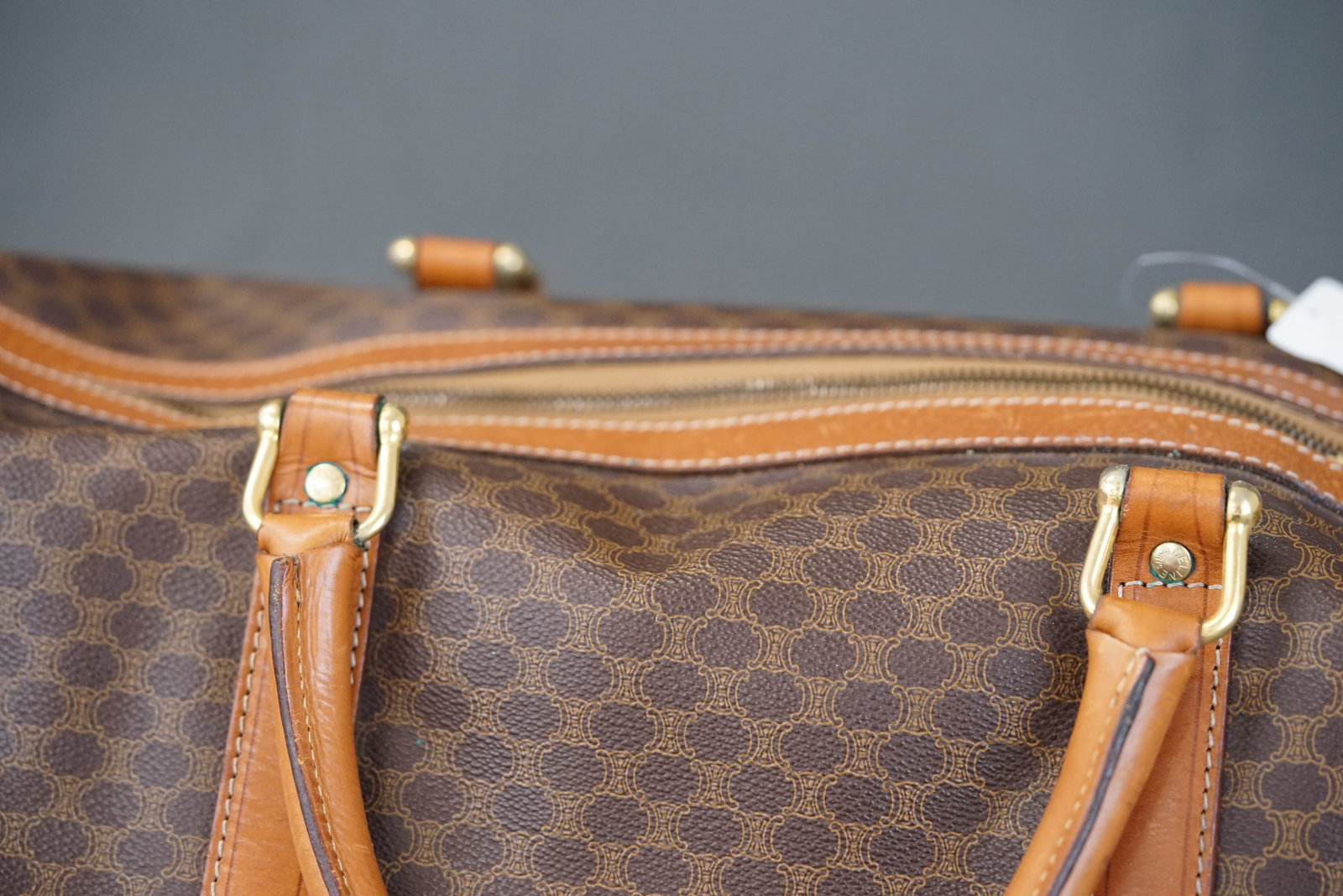 CELINE MACADAM BOSTON BAG - 4