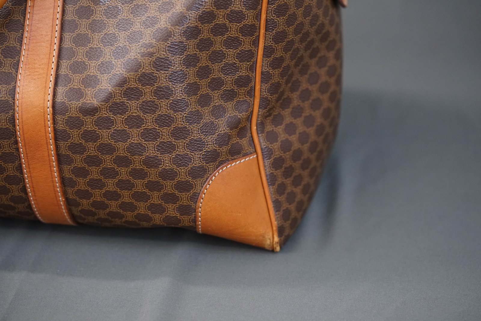 CELINE MACADAM BOSTON BAG - 5