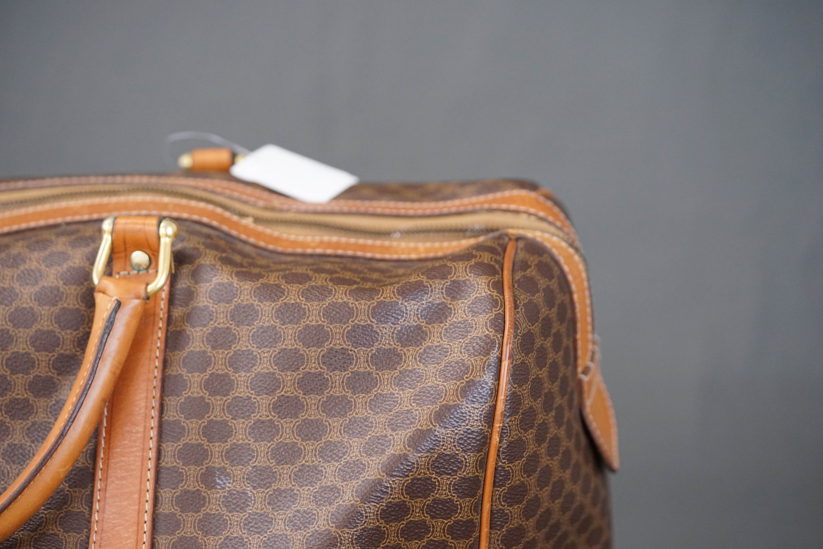 CELINE MACADAM BOSTON BAG - 6