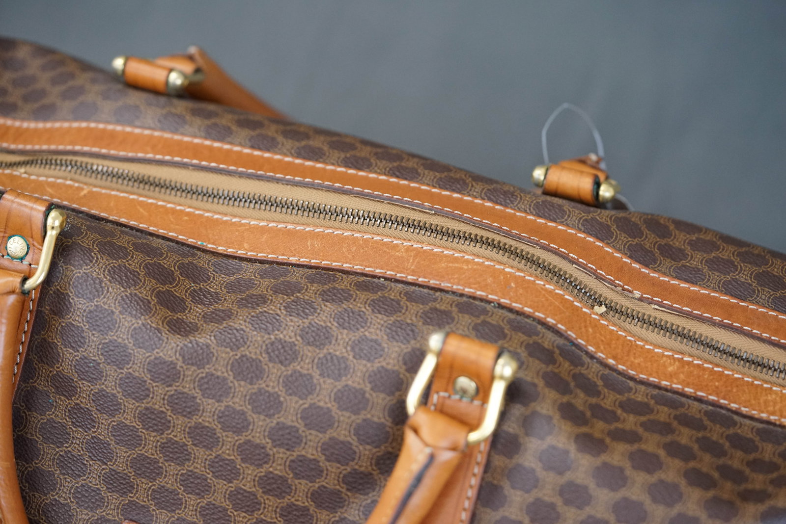 CELINE MACADAM BOSTON BAG - 7