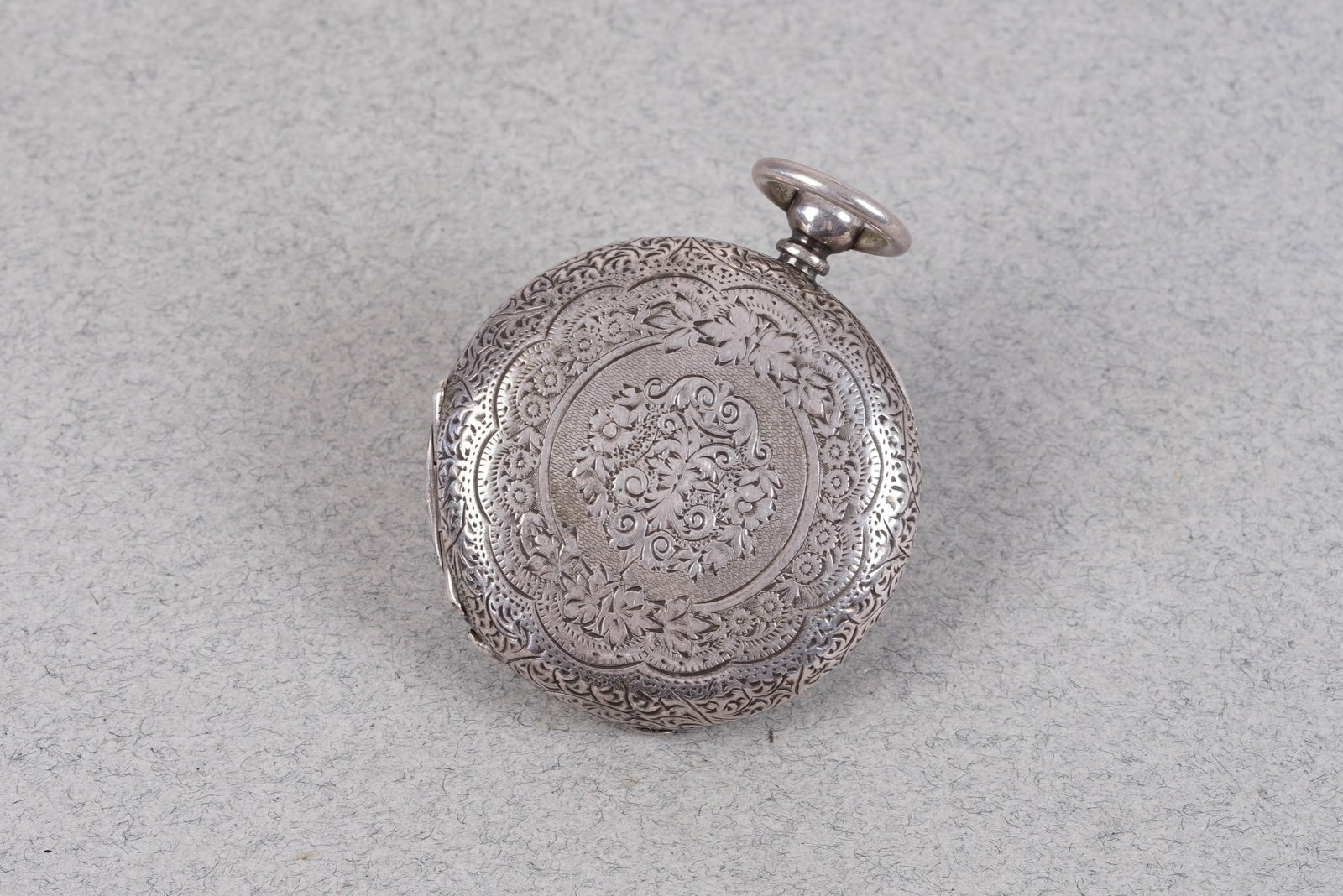 925 STERLING SILVER POCKET WATCH CIRCA 1885 - 2
