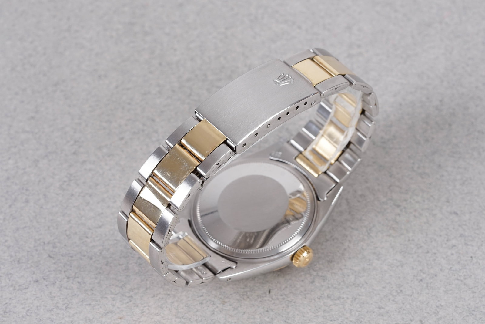 ROLEX OYSTER PERPETUAL DATEJUST STEEL & GOLD REF. 1600 CIRCA 1968 - 3