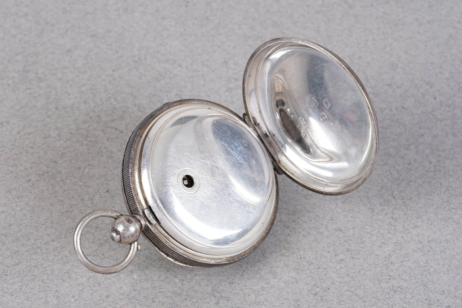 AWW CO AMERICAN WALTHAM CO 925 STERLING SILVER POCKET WATCH CIRCA 1890 - 4