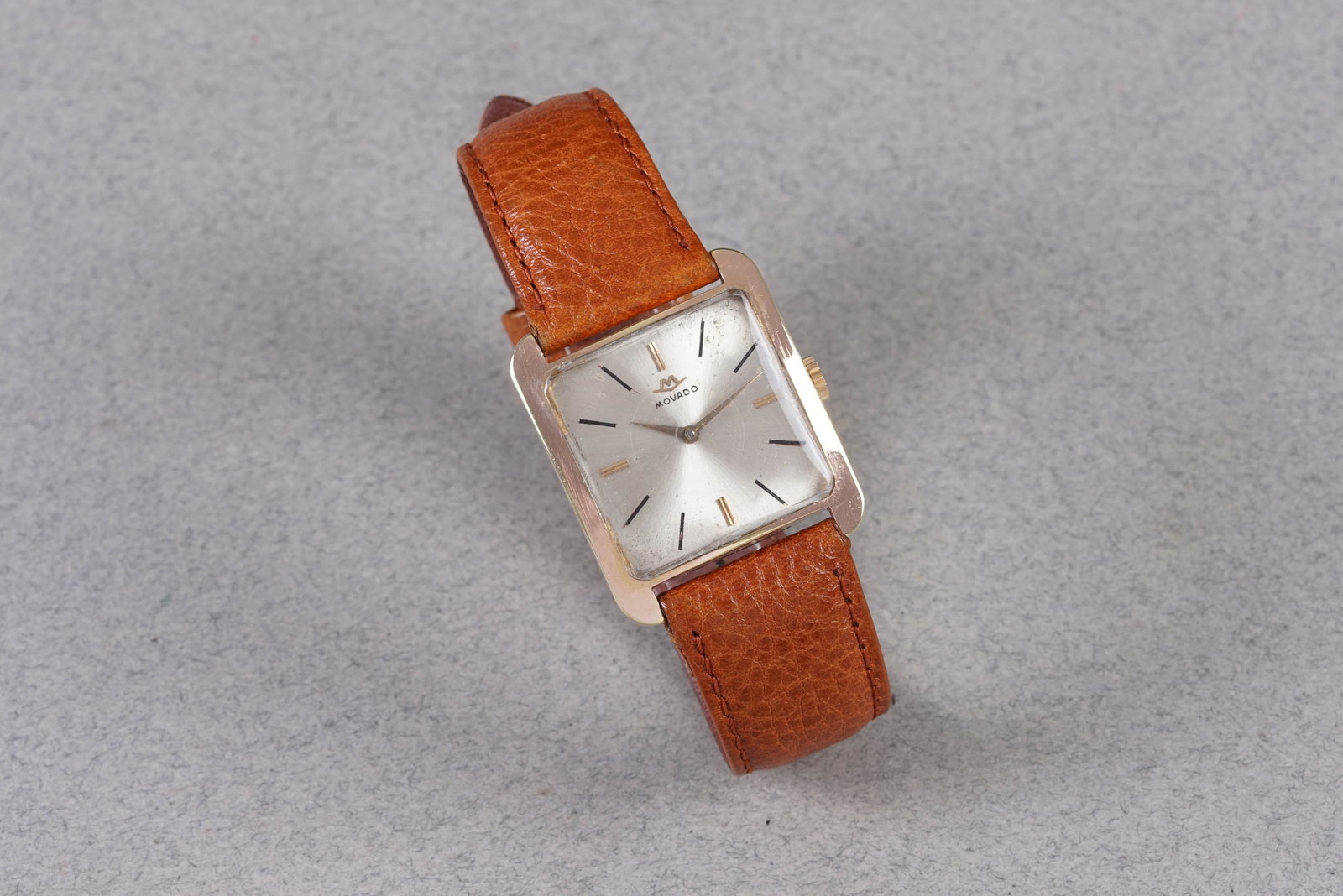 MOVADO CIOCCOLATONE ROSE GOLD PLATED WRISTWATCH - 2