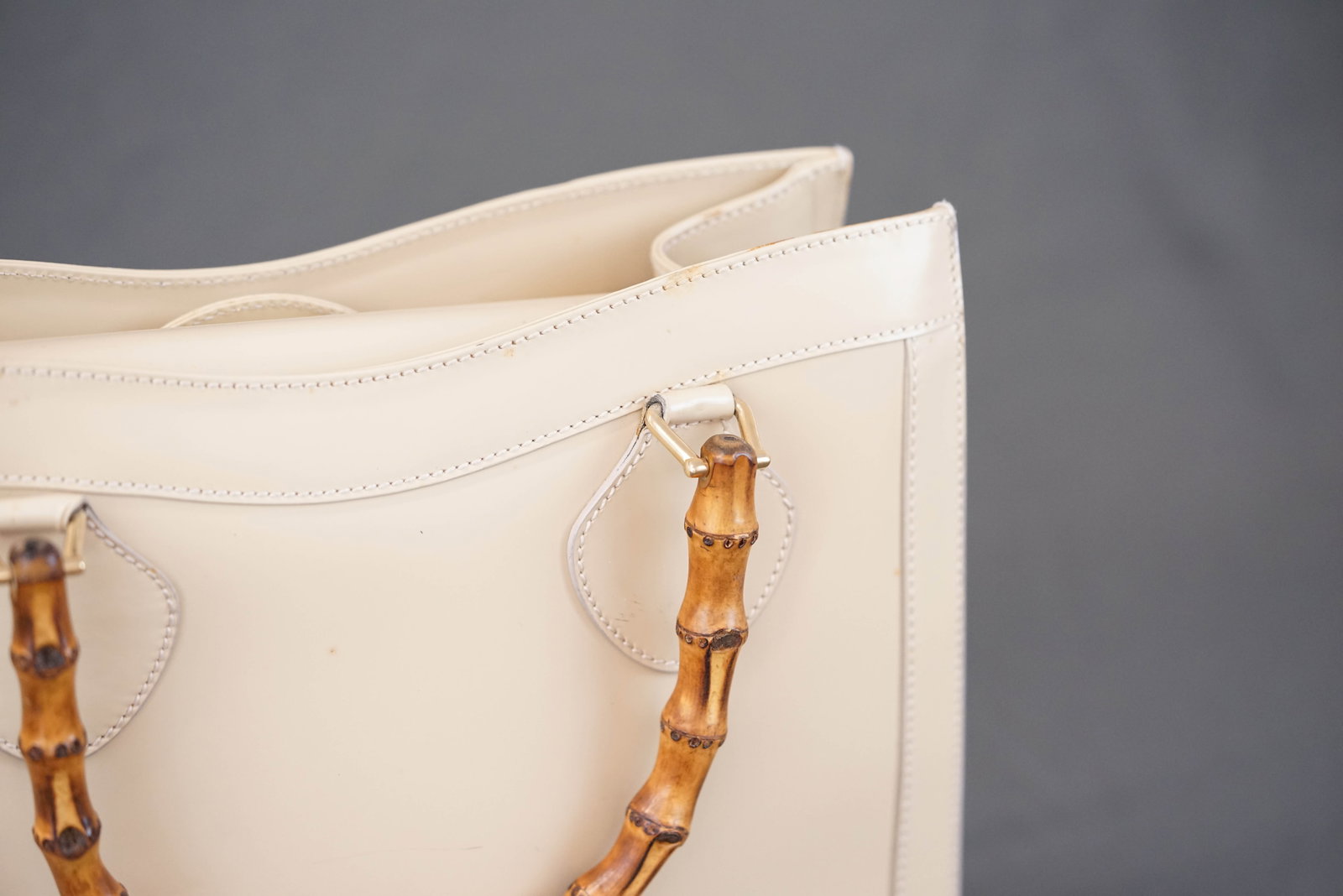 GUCCI DIANA BAMBOO TOTE HANDBAG - 4