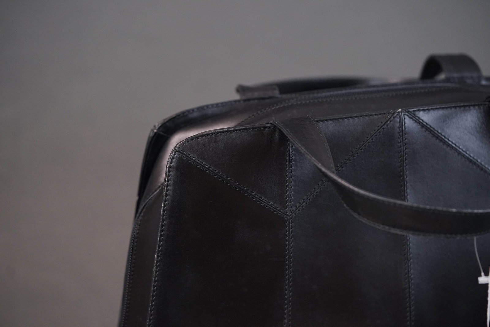 LOEWE ANAGRAM BLACK LEATHER HANDBAG - 4