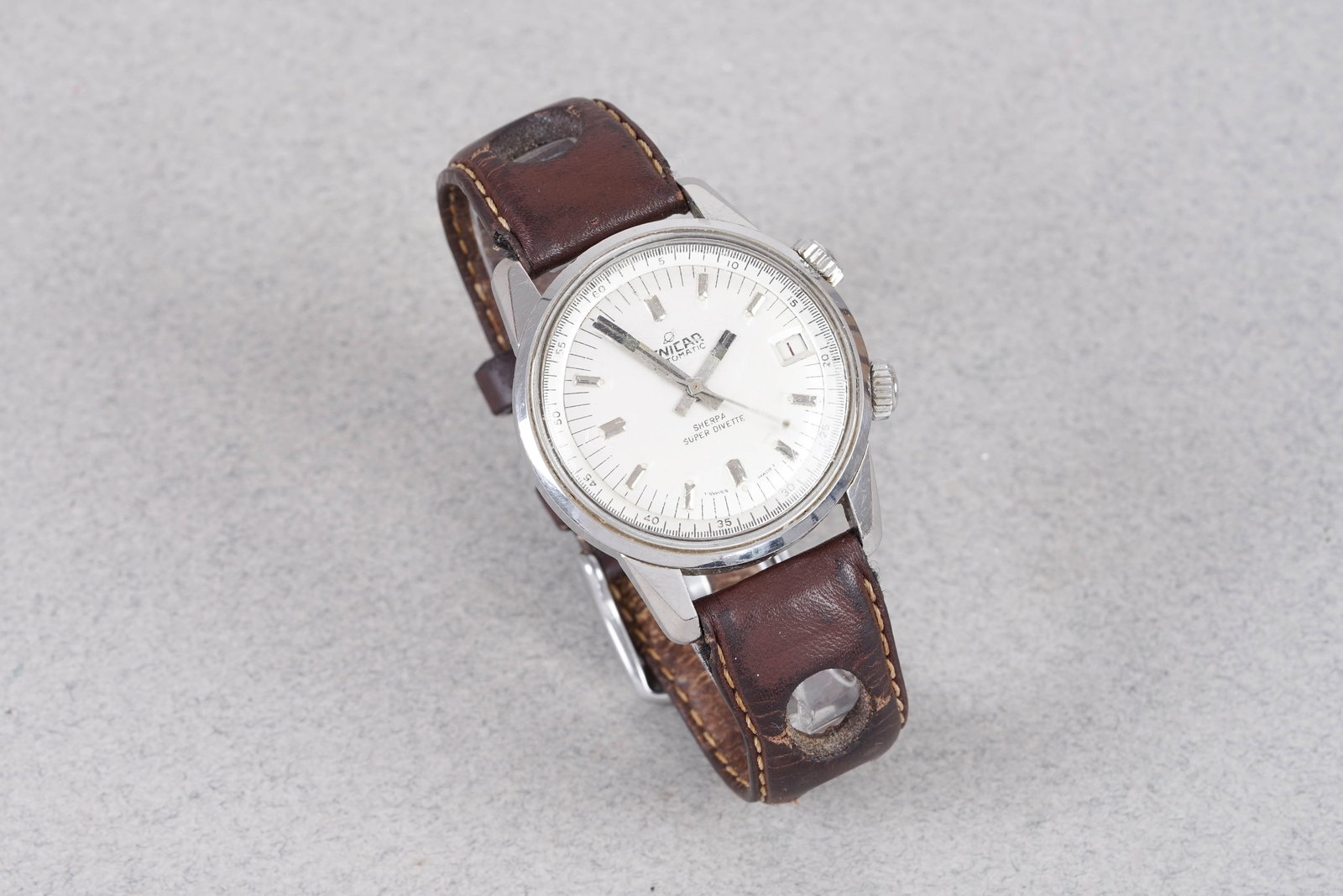 ENICAR SHERPA SUPER DIVETTE SEAPEARL SUPER COMPRESSOR DIVERS WATCH - 2