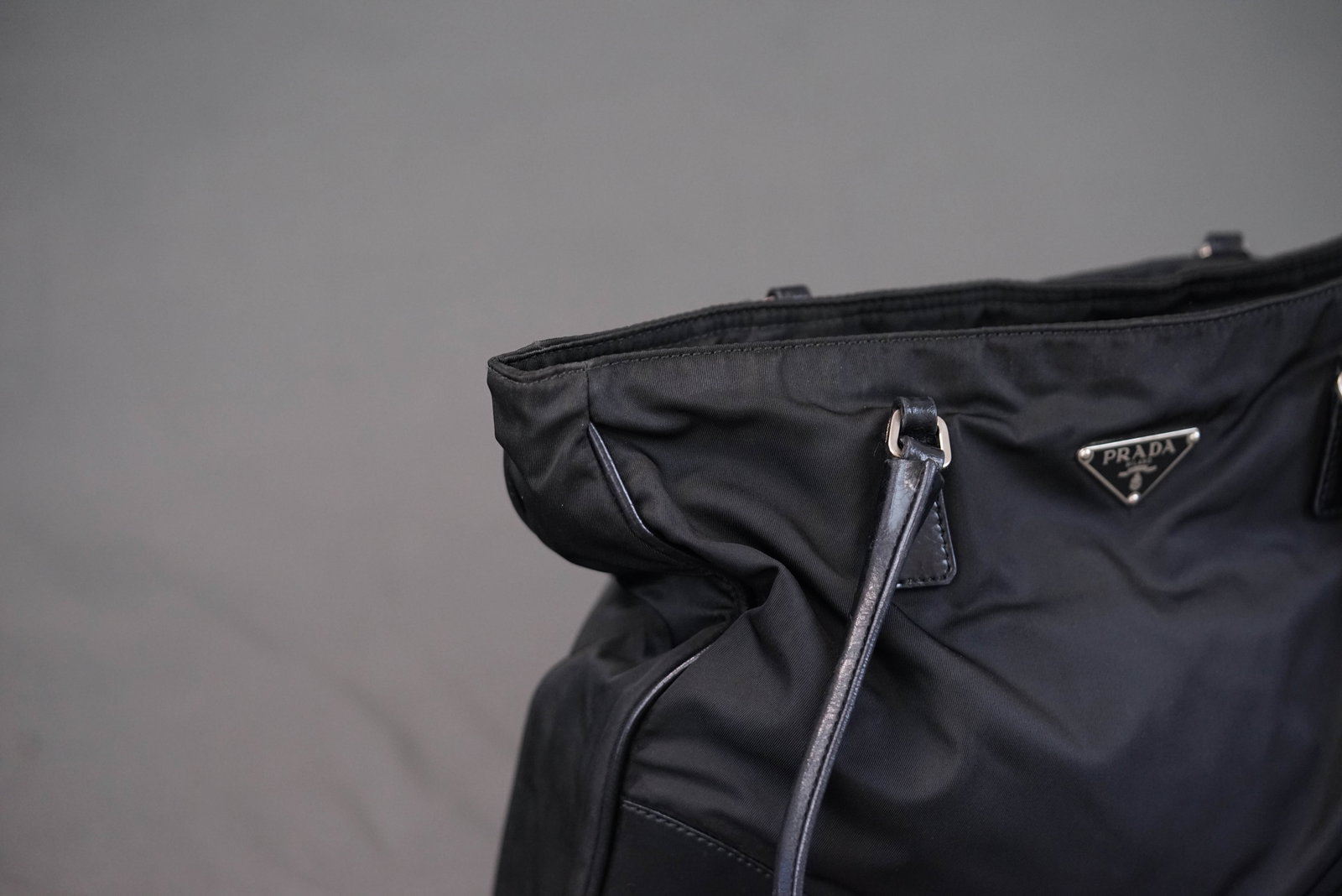 PRADA POCONO BLACK NYLON SHOULDER BAG - 3