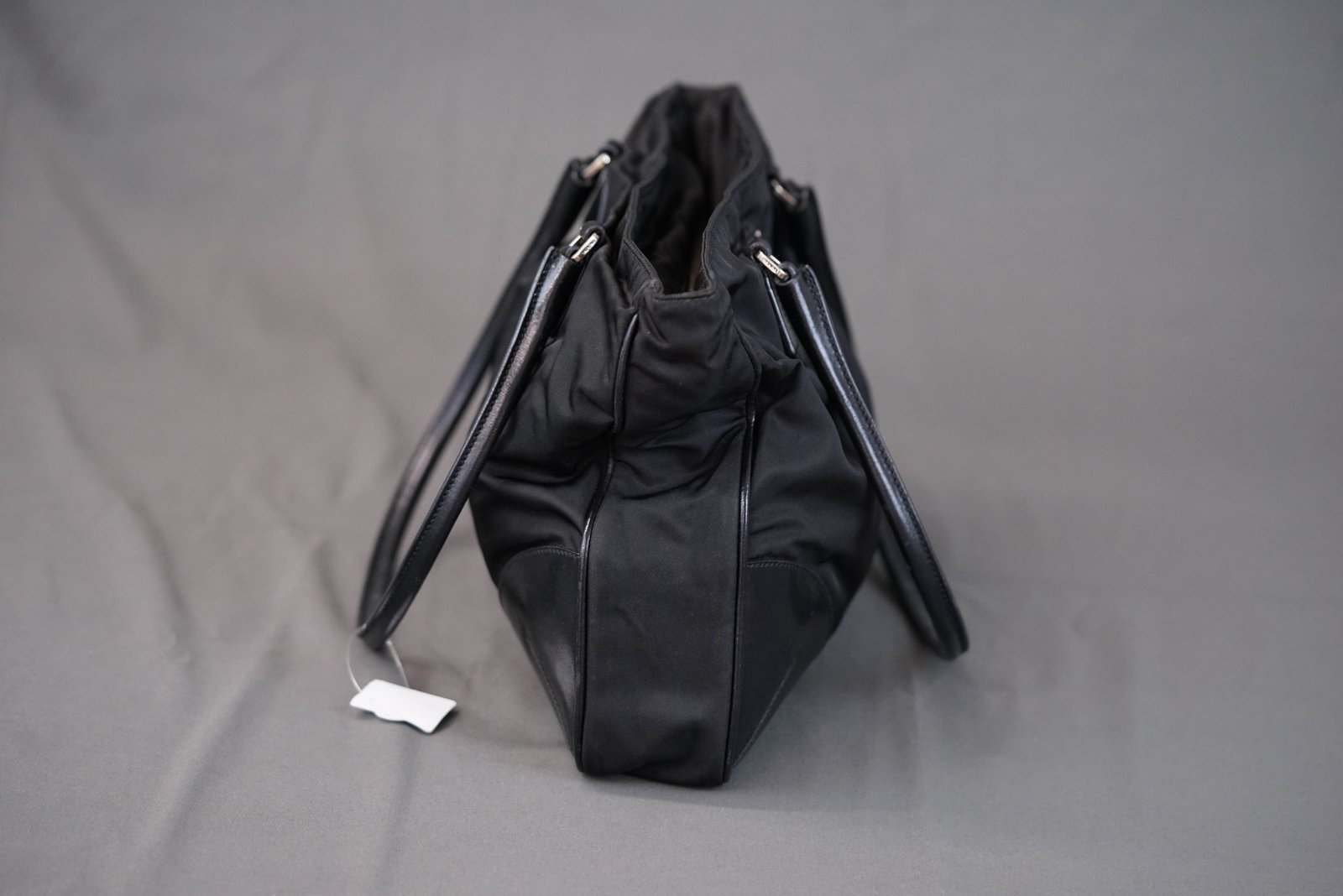 PRADA POCONO BLACK NYLON SHOULDER BAG - 8