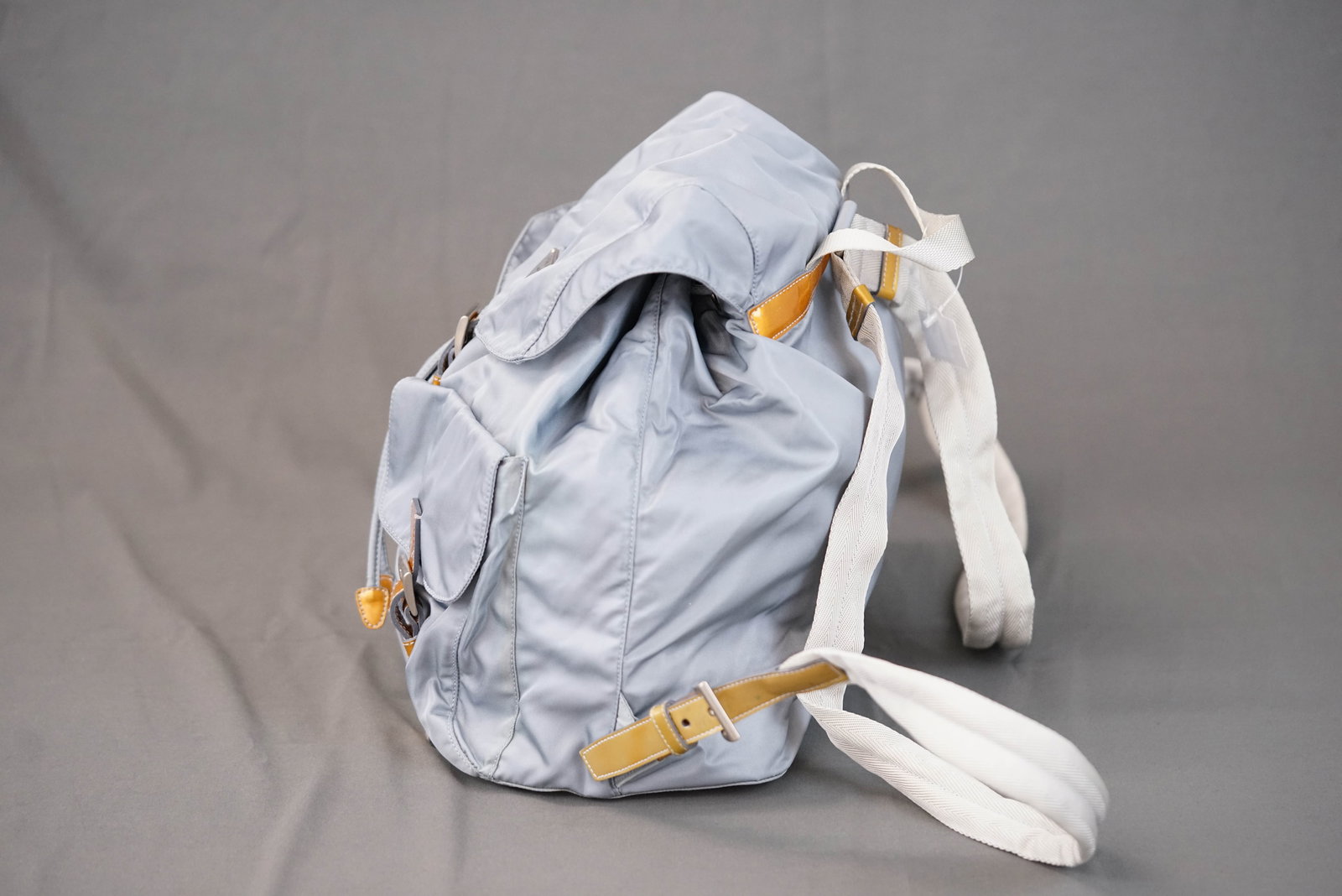 PRADA POCONO BLUE GALA NYLON BACKPACK - 7