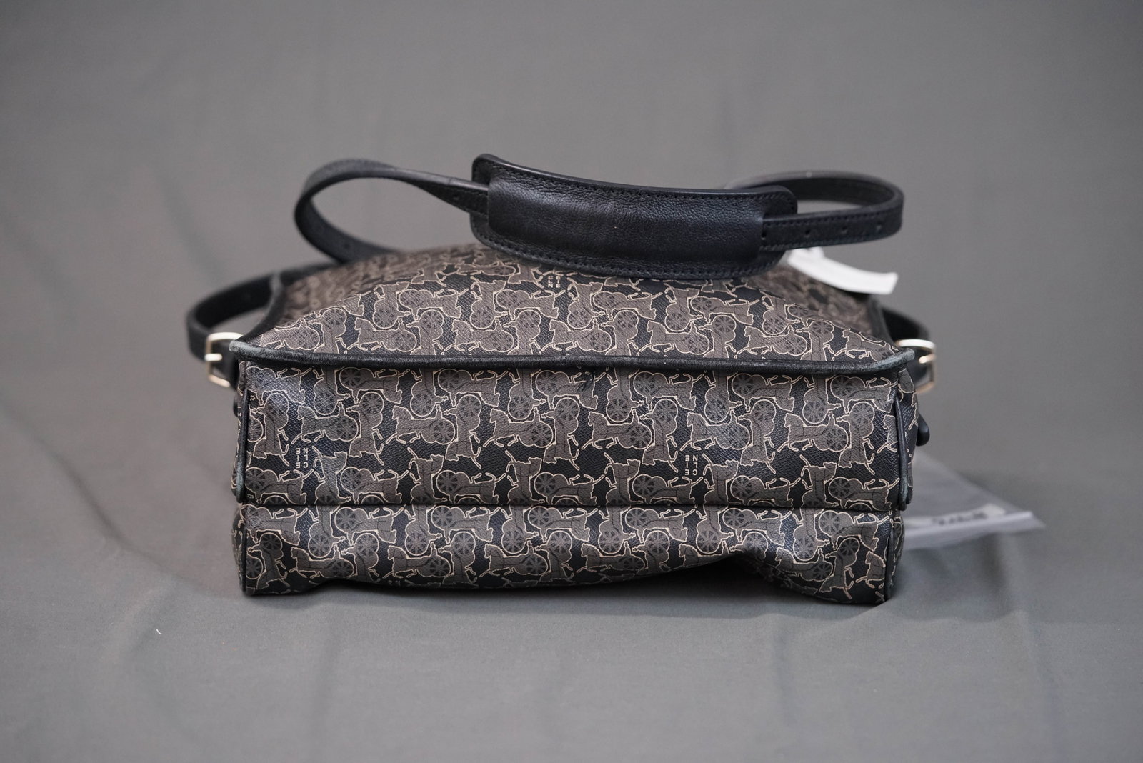 CELINE BLACK SHOULDER BAG - 10