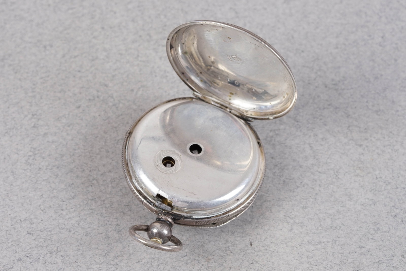 925 STERLING SILVER POCKET WATCH - 3