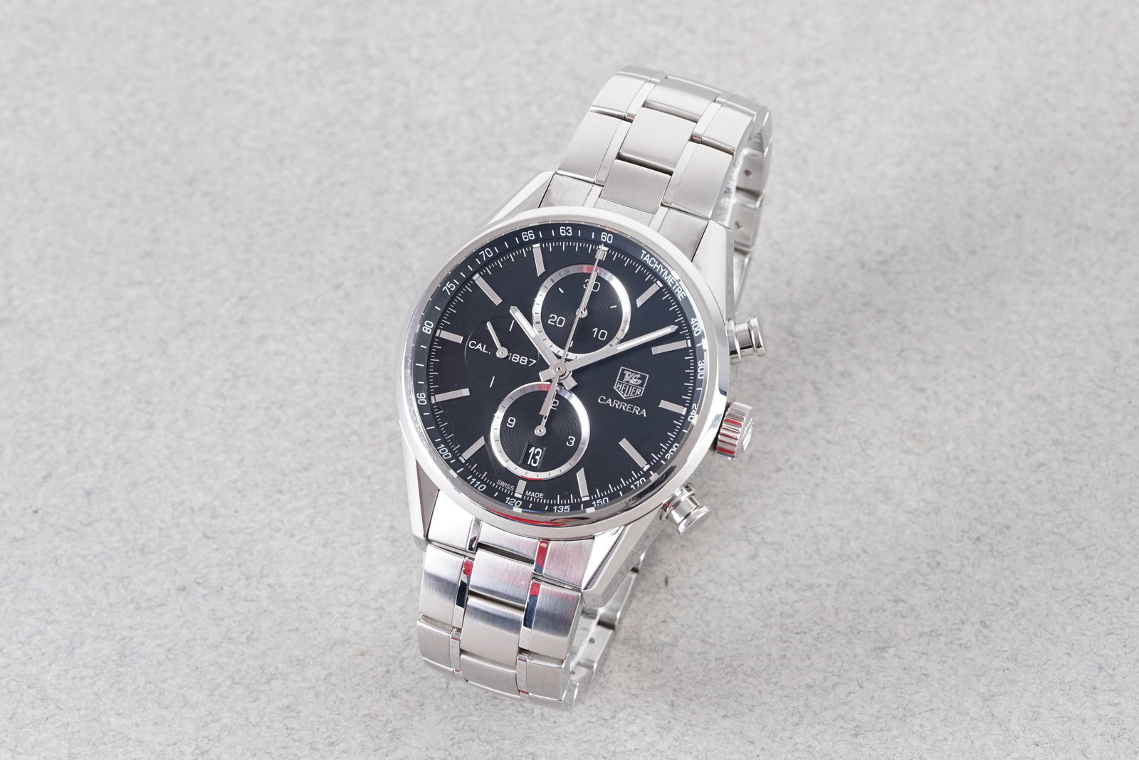 TAG HEUER CARRERA DATE AUTOMATIC CHRONOGRAPH W/ GUARANTEE CARD REF. CAR2110-0 - 2