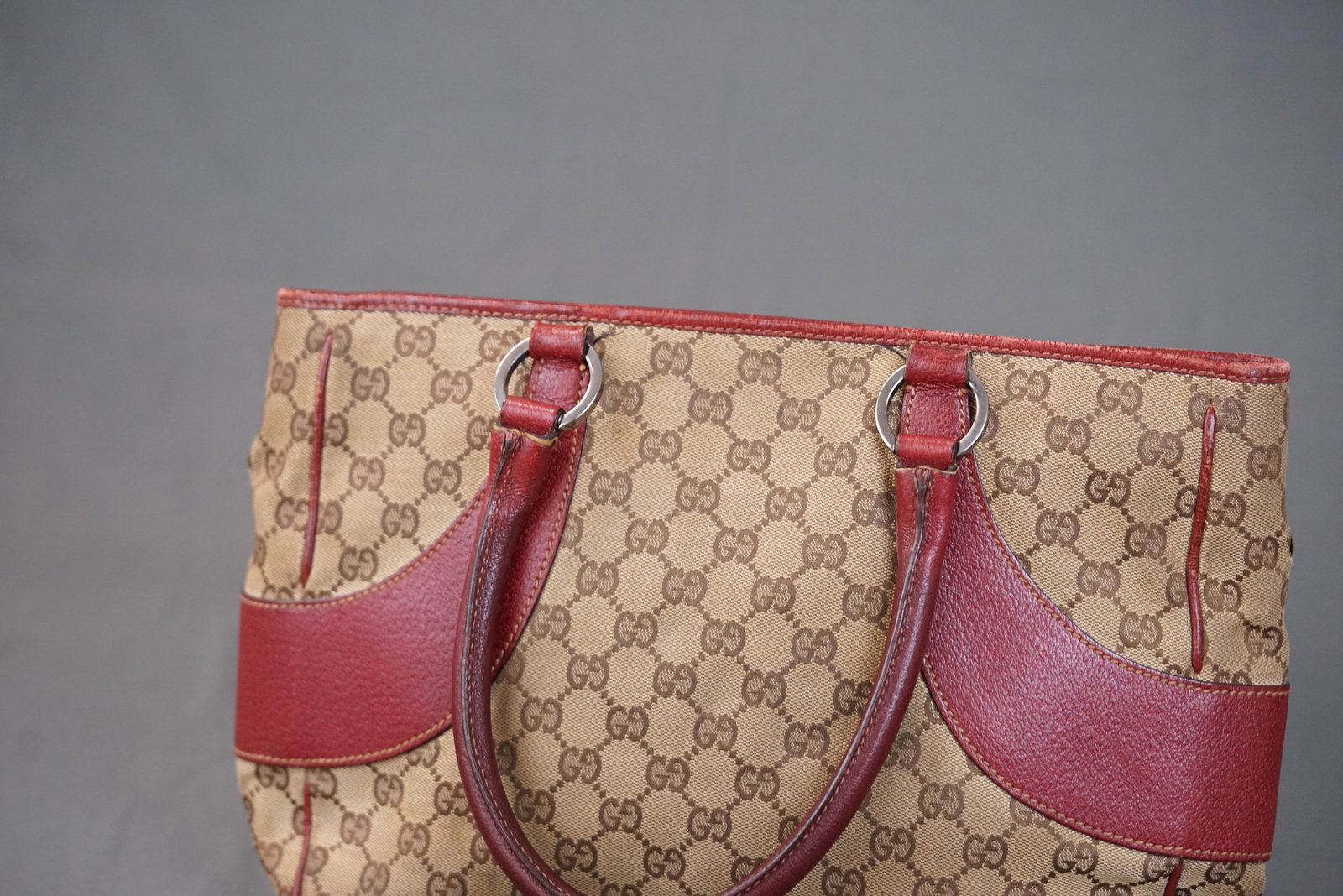 GUCCI GG TWO TONE TOTE BAG 2684 - 2