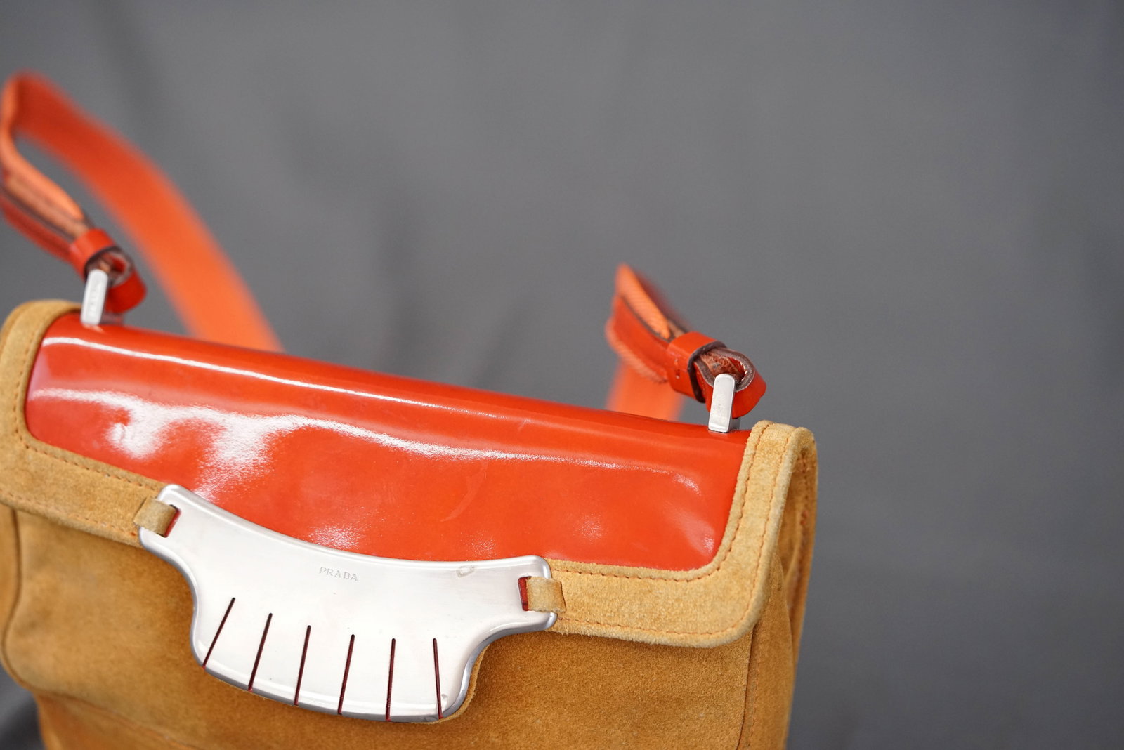 PRADA SUEDE NAVAJO STYLE SHOULDER BAG - 4